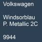 Preview: Volkswagen, Windsorblau P. Metallic 2C, 9944.